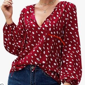 Red Polka Dot Shirt
